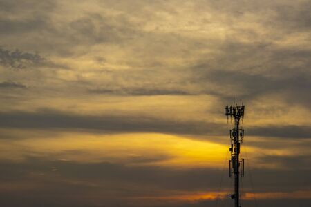 Mobile phone communication tower transmission  signal  leash