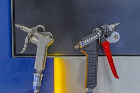 Air Blow Gun aluminum and plastic hardwareの写真素材