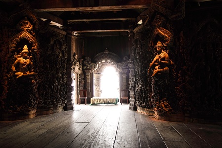 Wood carvings  The Art of Thailandの写真素材