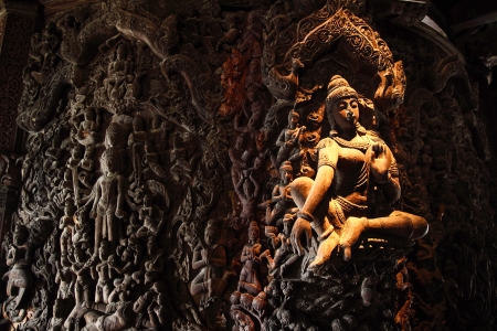 Wood carvings  The Art of Thailandの写真素材