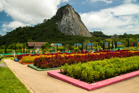 Relaxing in the garden , Pattaya Thailandの写真素材
