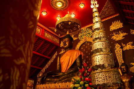 Buddha images in Chiang Raiのeditorial素材
