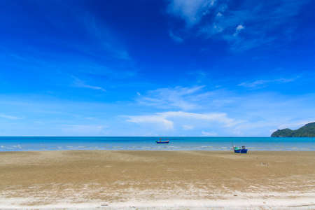 Beach white and sky beautiful colorsの写真素材