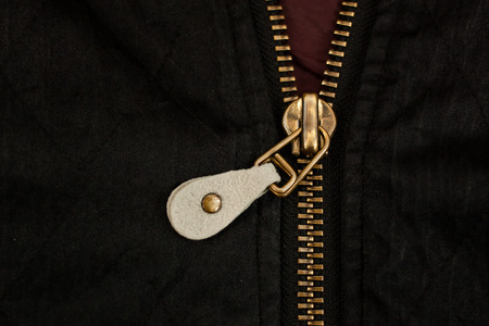 Durable steel zip for leather jackets