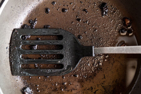 steel ladle After cooking is completed