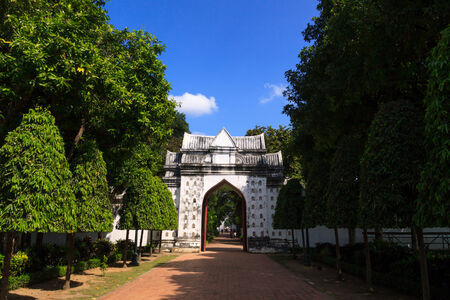 Phra Narai Ratchaniwet Palace Lopburi Province in Thailandのeditorial素材