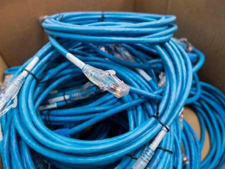 LAN for use Network in the factoryの写真素材