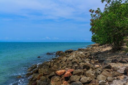 Beach in Trad Province of Thailandの写真素材