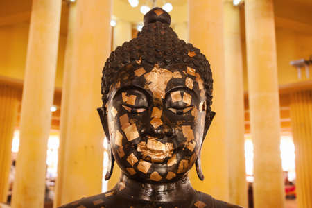 Buddha statue in the temple of thailand