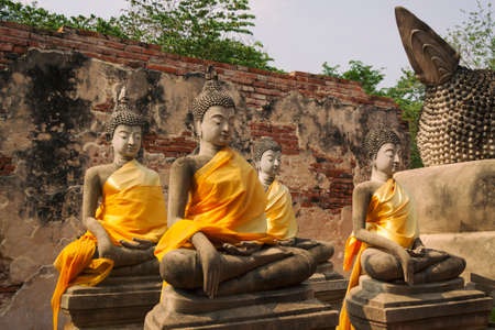 Buddha statue , in Ayutthaya Provinceの写真素材