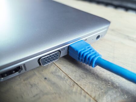 The LAN connects the computer to the system