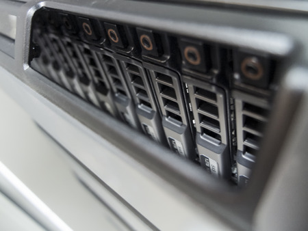 The hard drives in data center of the organization