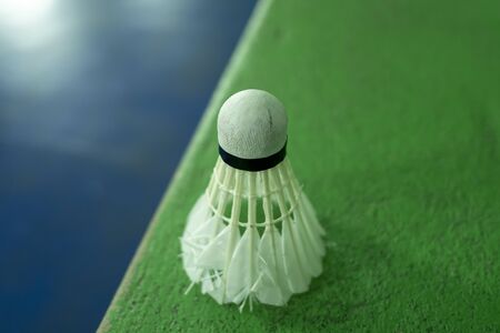 The Badminton ball , old conditionの写真素材