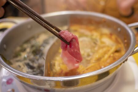 Sliced meat Clean, fresh and appetizing