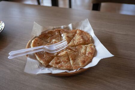 southern flat bread , Deliciously placed on a plate