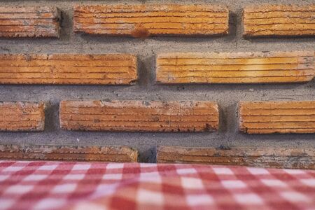 old red brick wall texture background