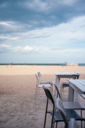 chair to relax by the sea