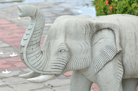 elephant statueの写真素材