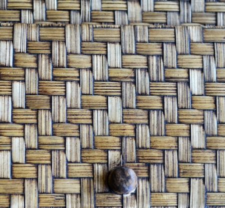 Brown wicker texture as backgroundの写真素材