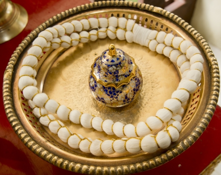 Thai garland, for thai wedding ceremonyの写真素材