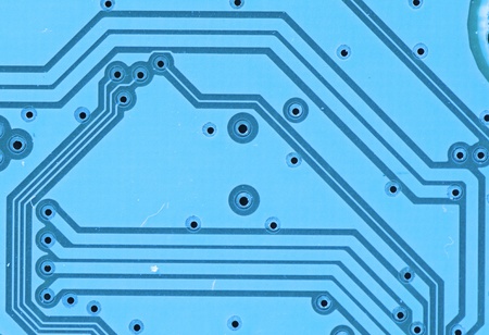 Green computer circuit board closeupの写真素材