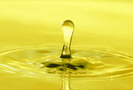 water drop super splash macro close upの写真素材