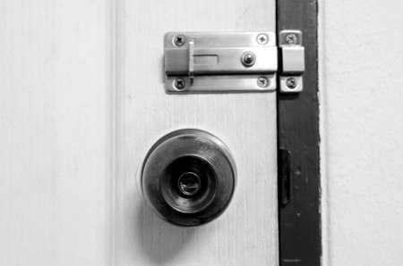 Metal Brass Door Knob Open Houseの写真素材