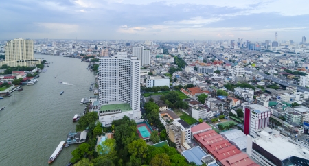 Bangkok skyline, Thailand