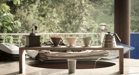 drip coffeeの写真素材