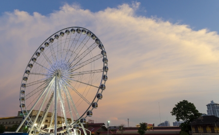 Ferris wheel Sunset.のeditorial素材
