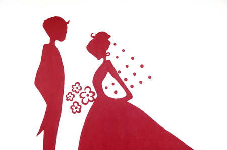 Pictures of love for Valentine's Day.の写真素材