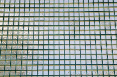 interior of office building with metal and glass roofの写真素材