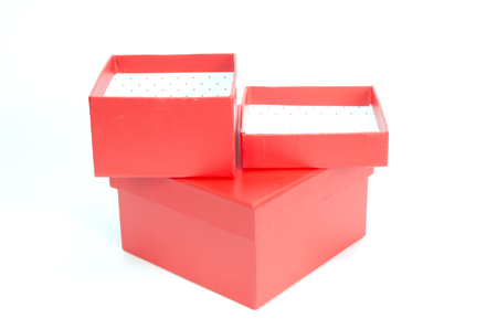 Gift box isolated white backgroundの写真素材