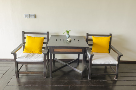 Vintage table and chair