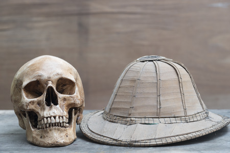 vintage image with skullsの写真素材