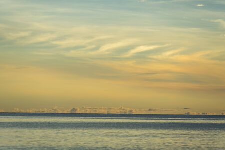 Thailand sea sunsetの写真素材