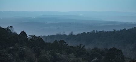 layer of mountainの写真素材