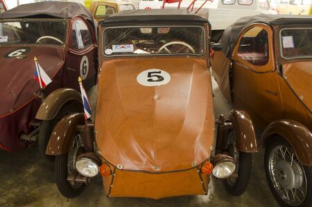NAKHON PATHOM, THAILAND - December 17, 2015 : Ola vintage car in Jesada Technik Museum is the...