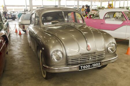 NAKHON PATHOM, THAILAND - December 17, 2015 : Ola vintage car in Jesada Technik Museum is the biggest vehicle museum in Thailand and in the region.のeditorial素材