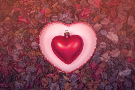 Valentine Day, abstract art picture background, vintage filter image
