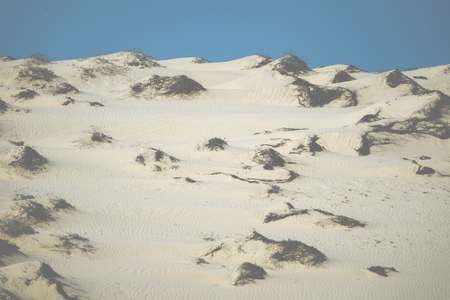 sand dunes in muine- phanthiet province - Vietnamの写真素材