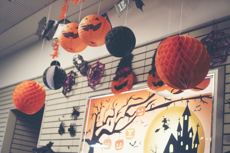 FUKUOKA JAPAN- OCTOBER 9: Hotel start to setup Halloween collection product for Halloween day 2017のeditorial素材