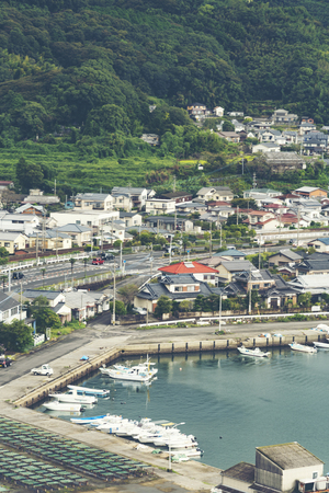 Oita, Fukuoka - October 1 : A view of Beppu bay, Beppu city, Oita prefecture, fukuoka,  Japanのeditorial素材