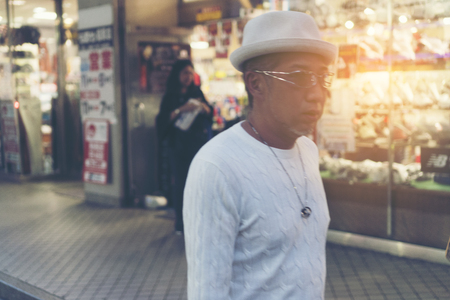 FUKUOKA, JAPAN-October 6, 2017: Many Tourists are walking pass the Torii gate of Dazaifu tenmangu shrine in the temple ,The most famous and ancient in Fukuoka, Japanのeditorial素材
