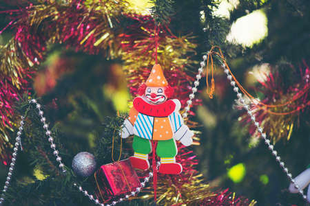 part of Christmas tree for new year 2018の写真素材