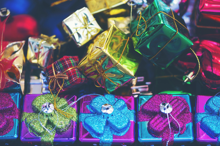 gift box present for Christmas and New yearの写真素材