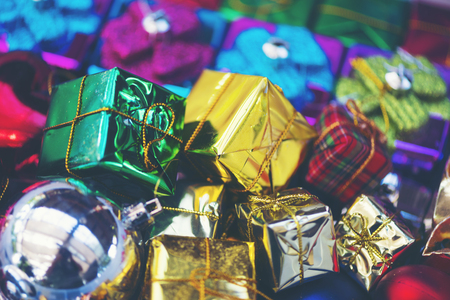 gift box present for Christmas and New yearの写真素材