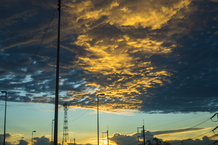 Large radio transmitters in Japanの写真素材