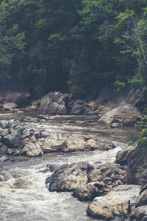 waterfall in national park of Thailand