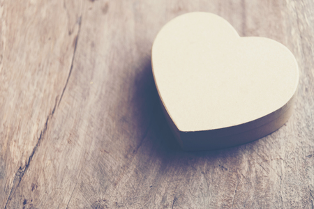 Heart shape gift boxの写真素材